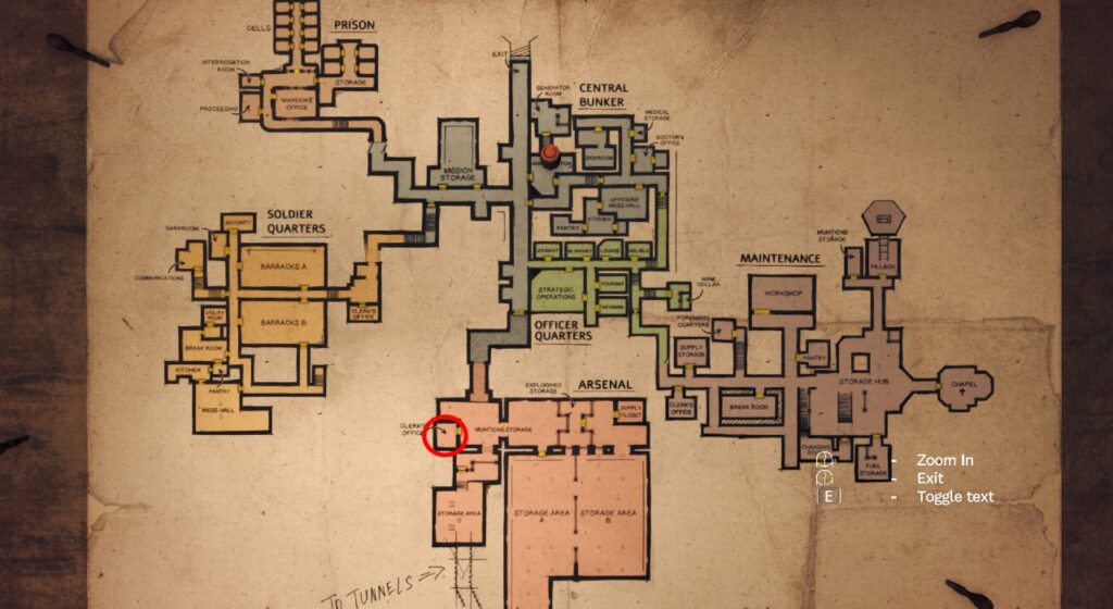 amnesia the bunker all map locations