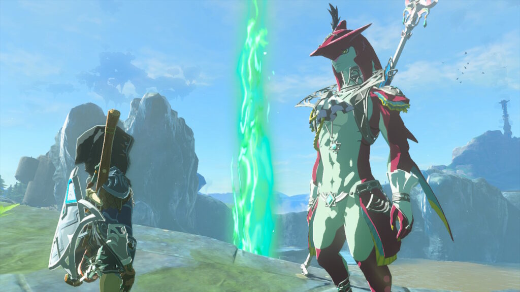 Link and Sidon in Legend of Zelda: Tears of the Kingdom