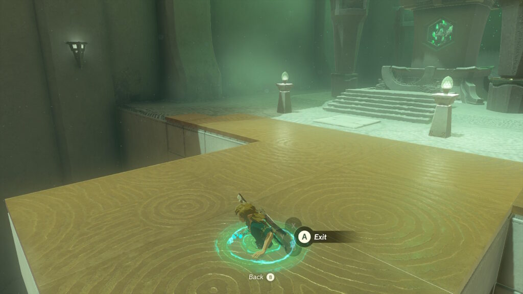 link coming out of ground in Legend of Zelda: Tears of the Kingdom