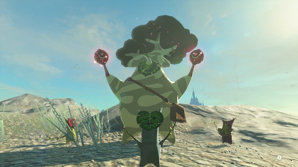 Hestu dances and upgrades Link's inventory in Tears of the Kingdom