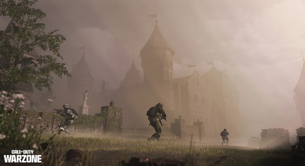 Call of Duty: Warzone approaching the church