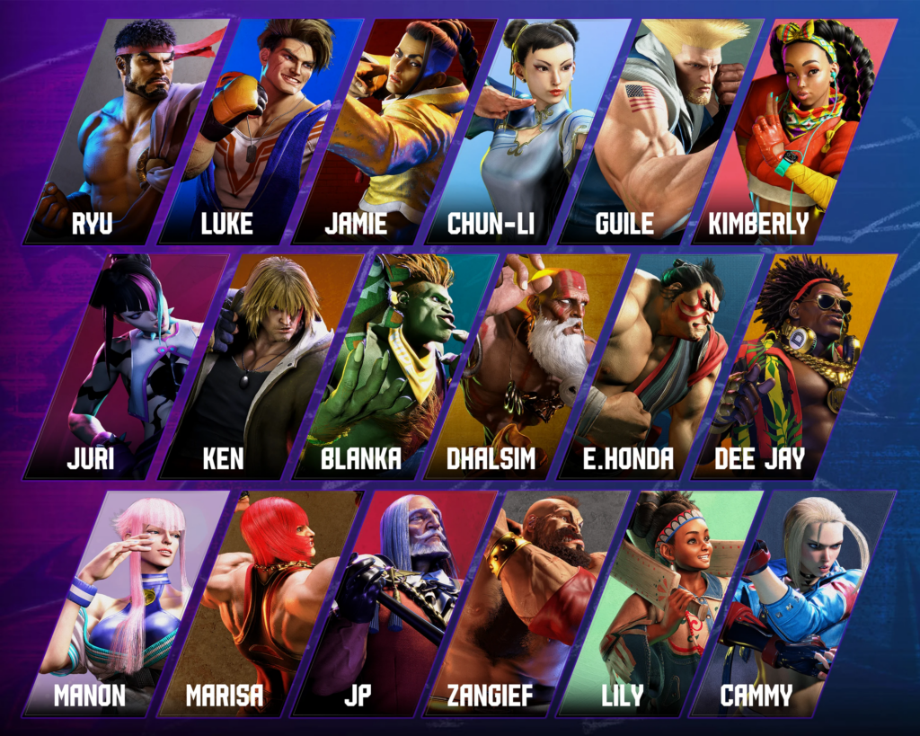 Street Fighter 6 full launch roster confirmed - Polygon