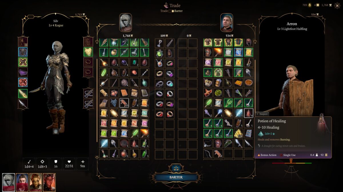 Baldur's Gate 3 How To Craft Healing Potions Gameranx