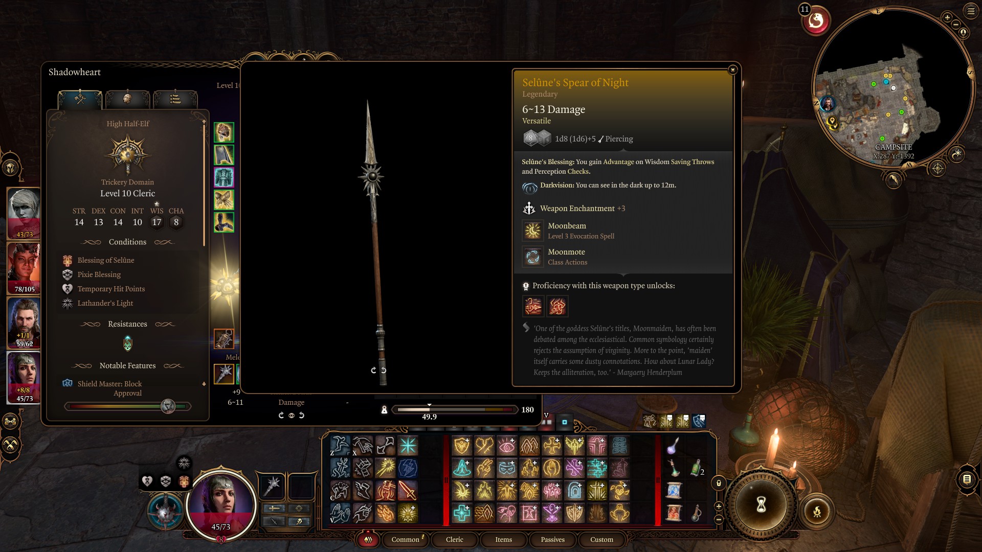 Baldur's Gate 3: How To Get Selune's Spear Of Night | Legendary Weapon ...