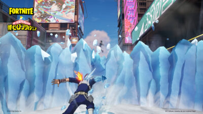 Fortnite How to get Todoroki's Ice Wall Mythic my hero academia crossover