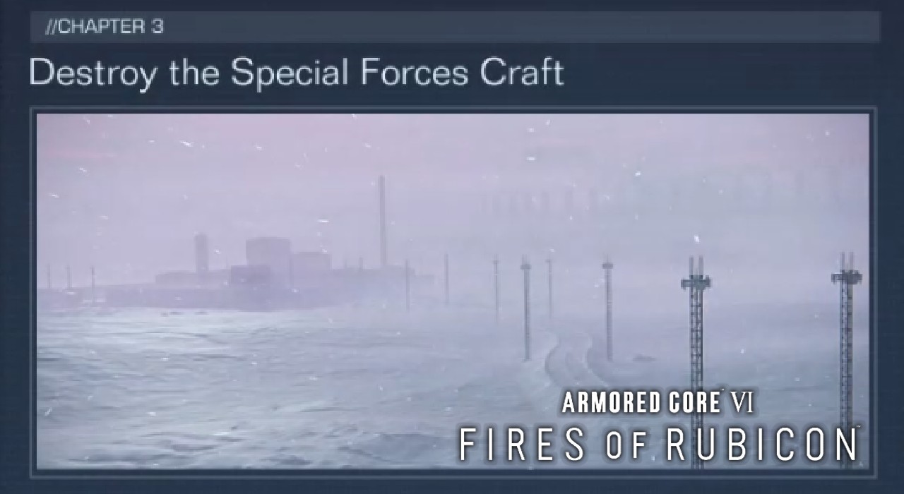 Armored Core 6: Fires of Rubicon - Destroy the Special Forces Craft  Walkthrough