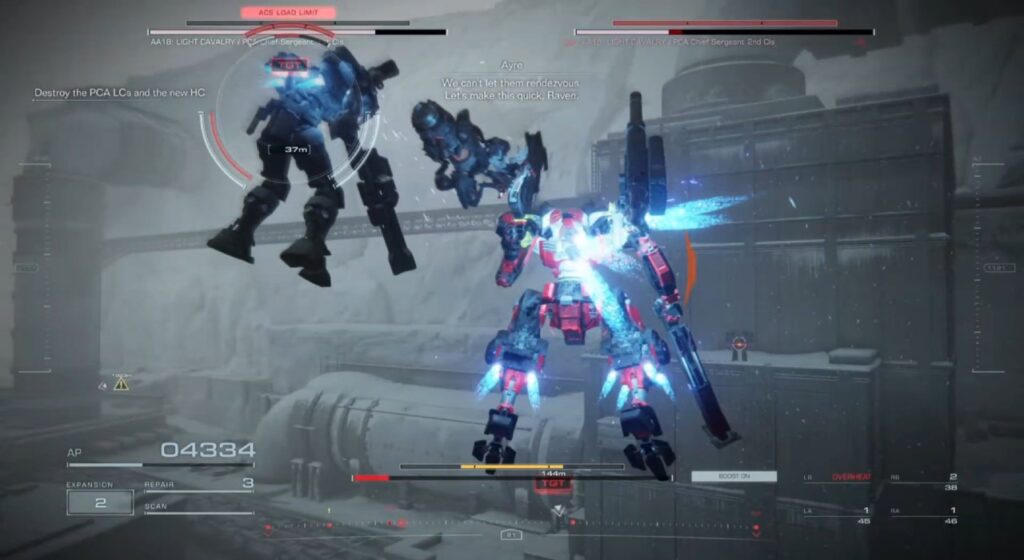 armored core 6 prevent corporate salvage of new tech walkthrough