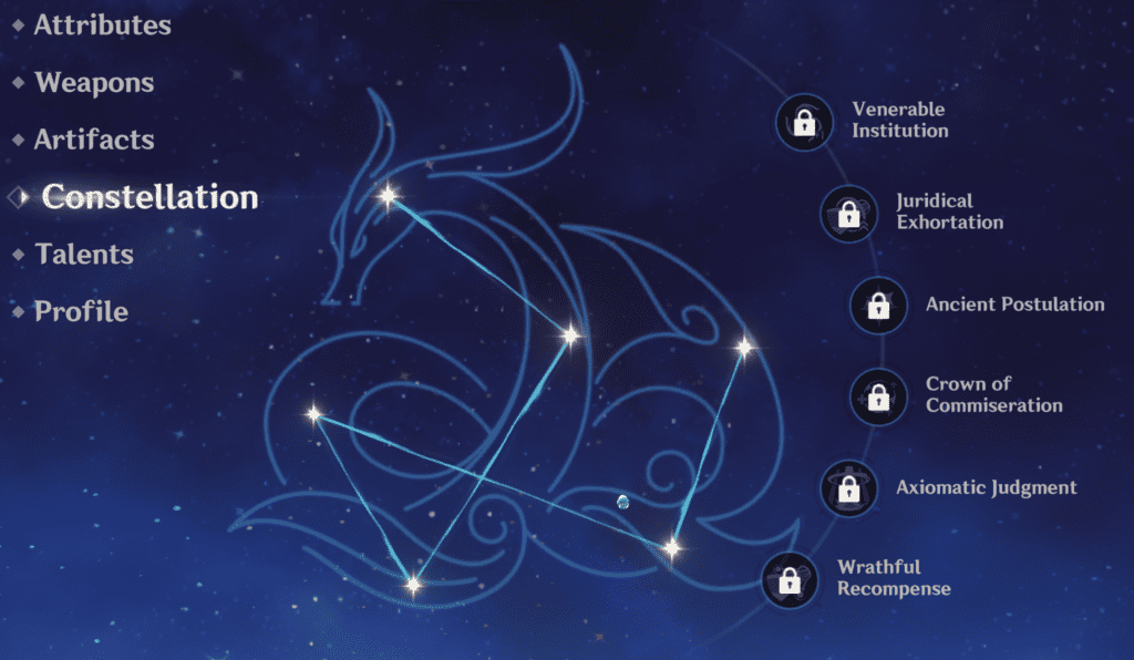 Neuvillette's Constellation, Leviathan Judicator. It resembles a serpent.