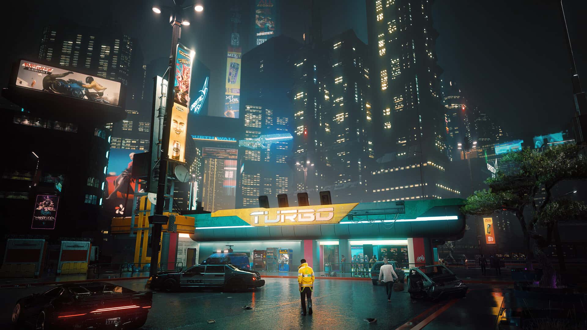 Night City Streets - Cyberpunk 2077 Live Wallpaper - Live Wallpaper