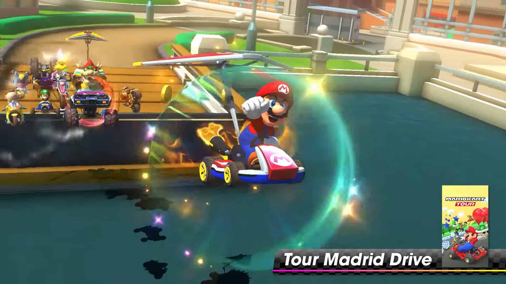 Mario Kart Tour announces Summer Tour with Madrid Drive
