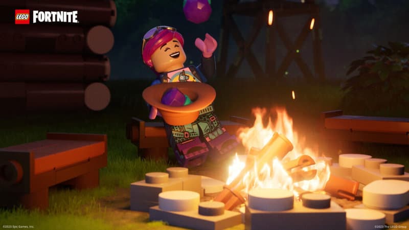 how to craft wooden planks in LEGO Fortnite