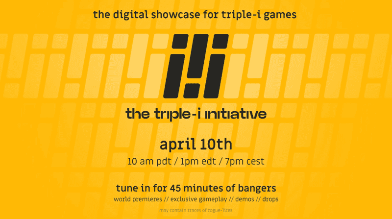 Triple-i Initiative Digital Game Showcase to Air in April - Vimarsana News