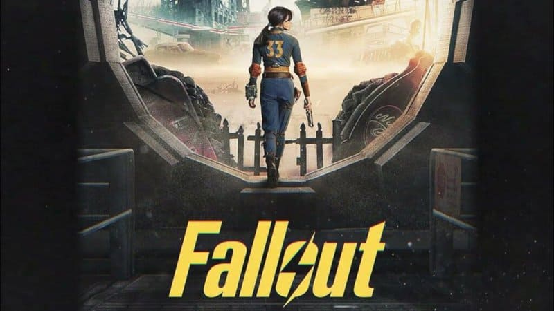 The poster for the Fallout TV show on Amazon.