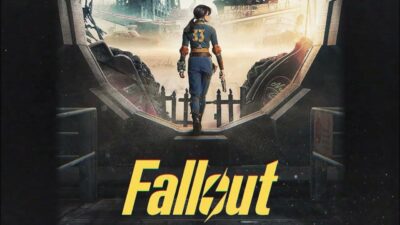 The poster for the Fallout TV show on Amazon.