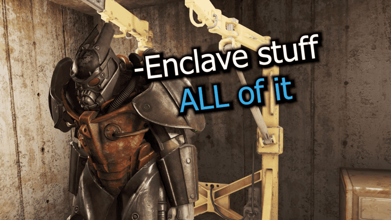 Fallout 4: How To Unlock Everything In The Enclave Remnant Pack - Gameranx