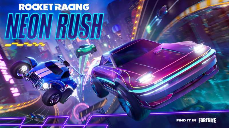 Fortnite Rocket Racing: Neon Rush Ranked Play Rewards - Gameranx