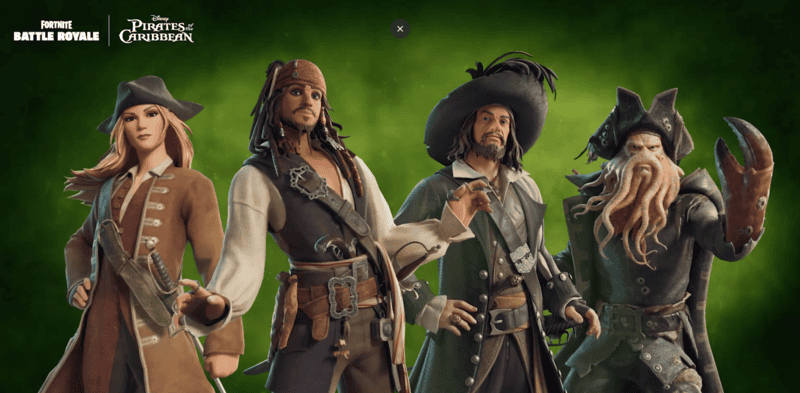 Fortnite Brings Pirates Of The Caribbean Into The Mix For 