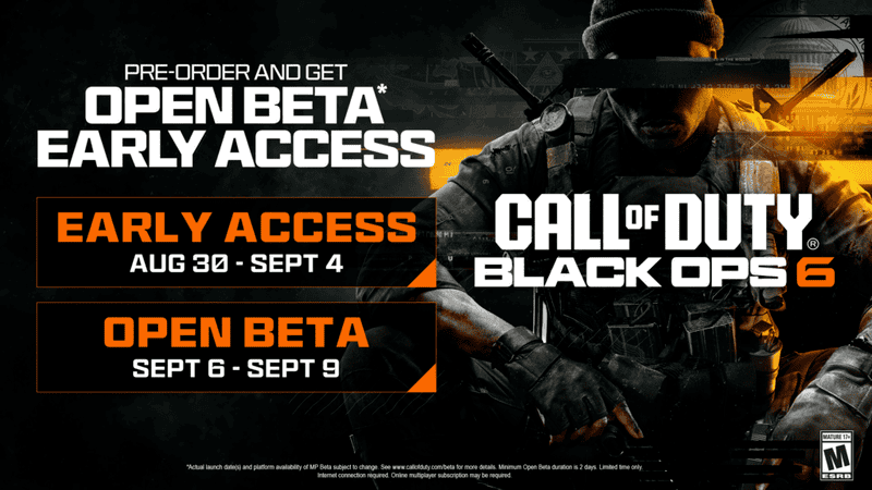 black ops 6 how to play early access and open beta