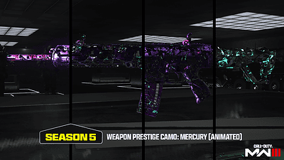 mw3 and warzone mercury weapon prestige camo season 5