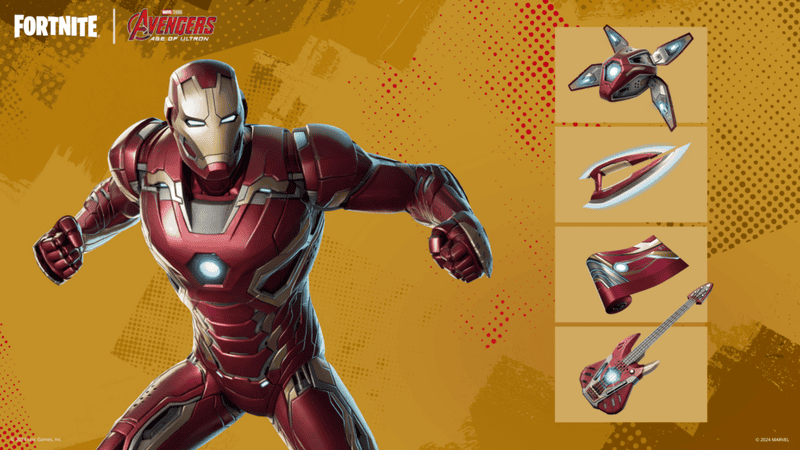 fortnite iron man mk 45 skin