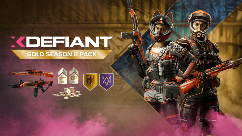 xdefiant gold season 2 pack contents and price