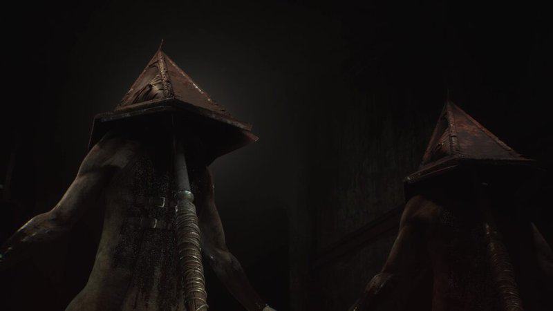 silent hill 2 remake dual pyramid heads