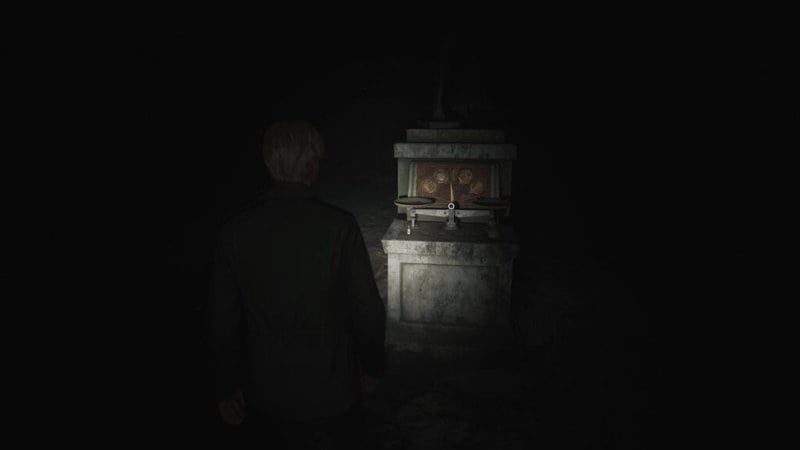 Silent Hill 2 scales puzzle remake