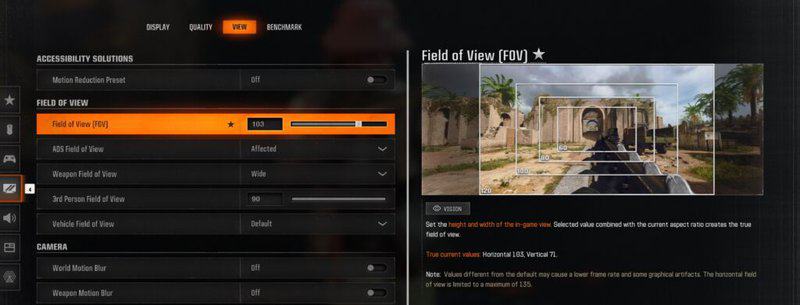 black ops 6 best fov settings