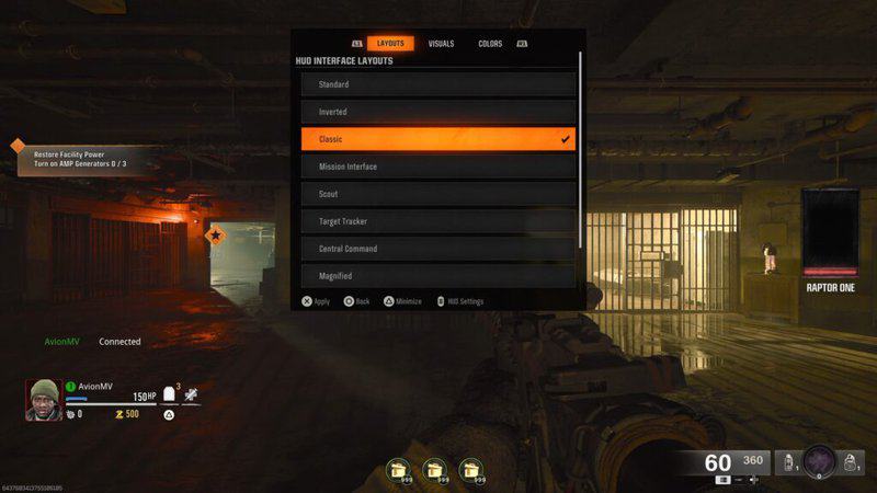 black ops 6 adjust the hud