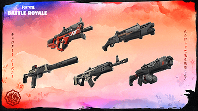 fortnite new, unvaulted, vaulted weapons loot pool chapter 6 season 1