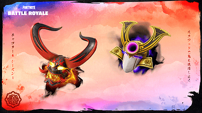 fortnite how to get fire and void oni masks