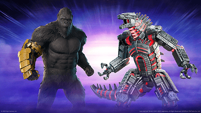 fortnite mechagodzilla skin and kong skin bundle