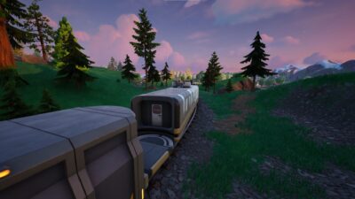 fortnite train heist vault