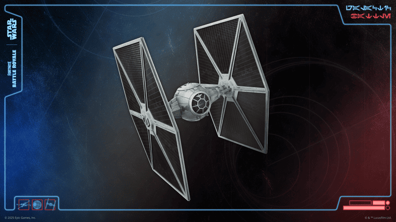 Fortnite where to Find an Imperial TIE Fighter