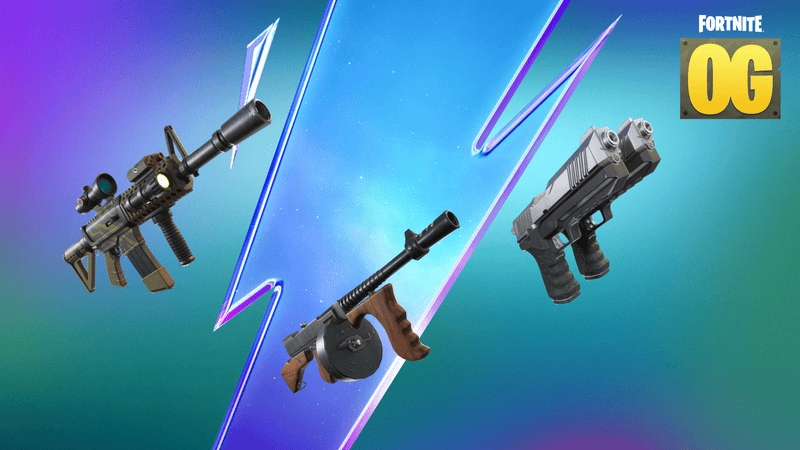 fortnite season 4 og weapons