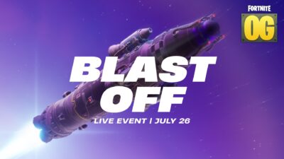 fortnite blast off live event